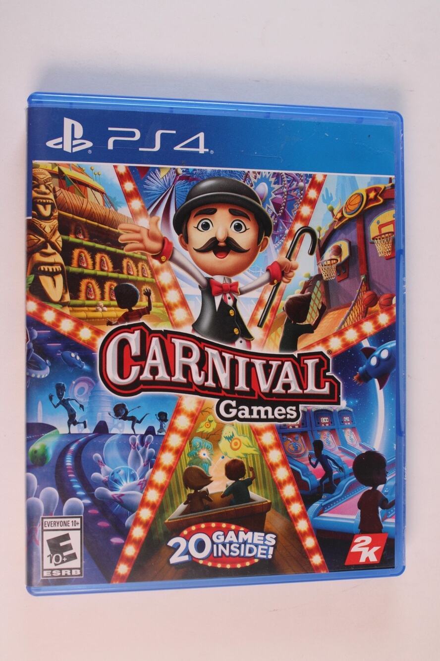 Carnival Games (Sony Playstation 4, PS4) Authentic, Complete, Tested/Works